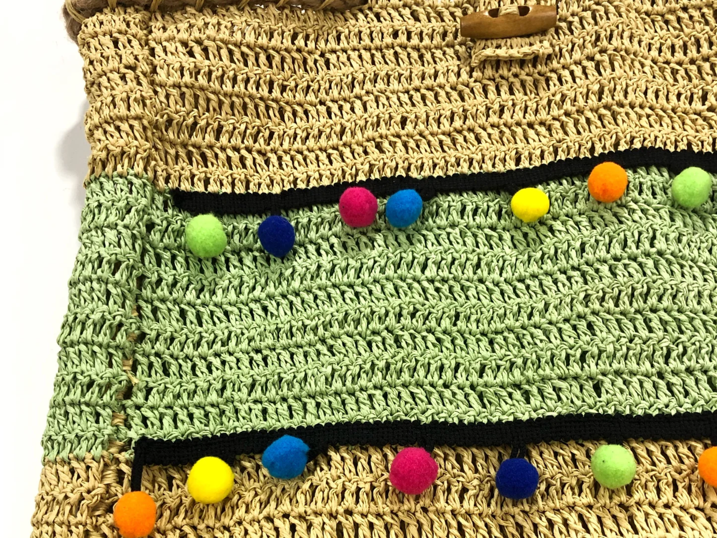 Beach Party Pom-Pom Tote