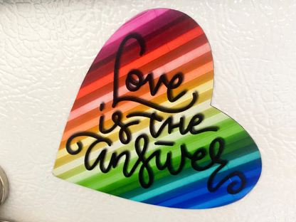 Heart Rainbow Magnet