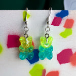 The Two Tone Gummy Bear Earrings