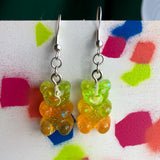The Two Tone Gummy Bear Earrings